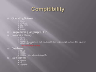 Drupal was born by experimental effort of Dries Bytrate and its   friends.