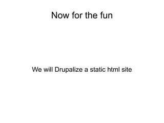 Sections Allows you to create sections 