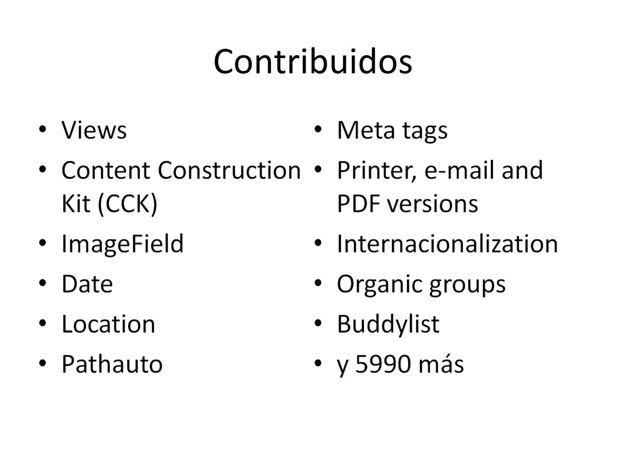 Contribuidos 