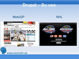 Drupal – Su uso MotoGP  NHL 