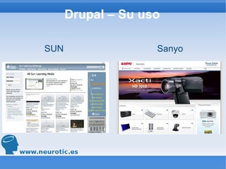 Drupal – Su uso SUN  Sanyo 