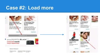 Case #2: Load more 
 