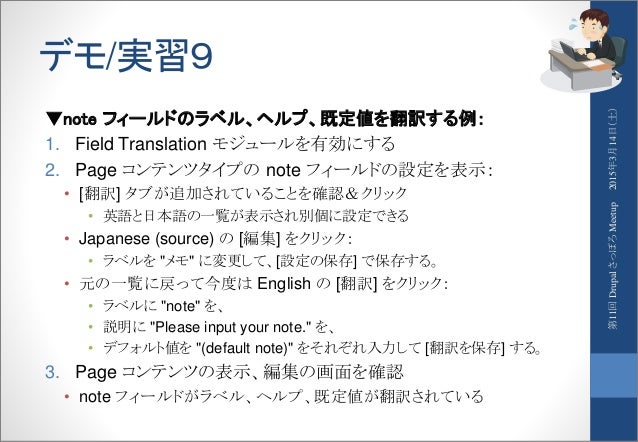 Drupal 7 の多言語機能について