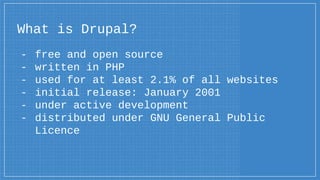 Drupal - short introduction. | PDF