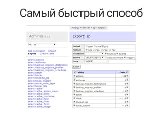 Самый быстрый способ
 