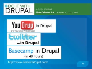 http://www.doitwithdrupal.com/   41
 