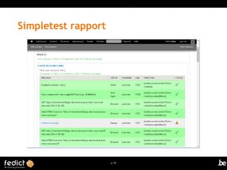 p. 59 
Simpletest rapport 
 