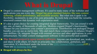 Drupal by Gaurav Boudh | PPTX | Web Development | Internet