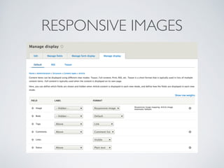 RESPONSIVE IMAGES
 