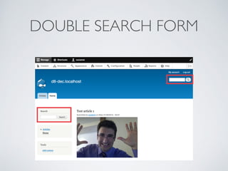 DOUBLE SEARCH FORM
 