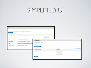SIMPLIFIED UI
 