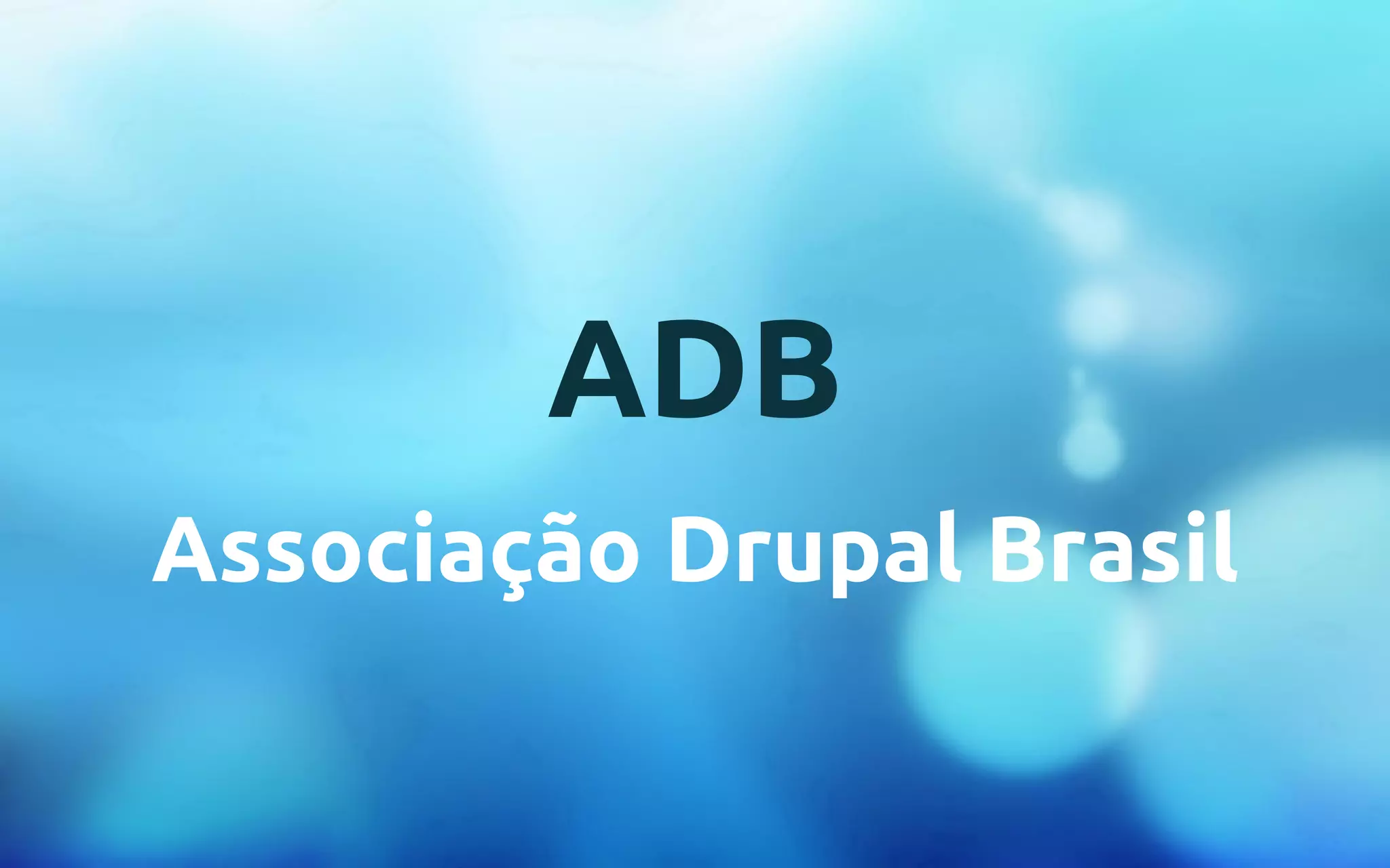 ADB 
Associação Drupal Brasil 
 
