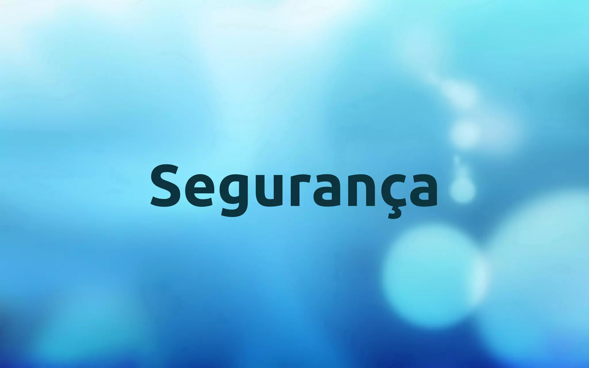 Segurança 
 