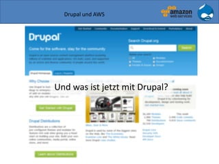 Drupal und AWS
Und was ist jetzt mit Drupal?
 