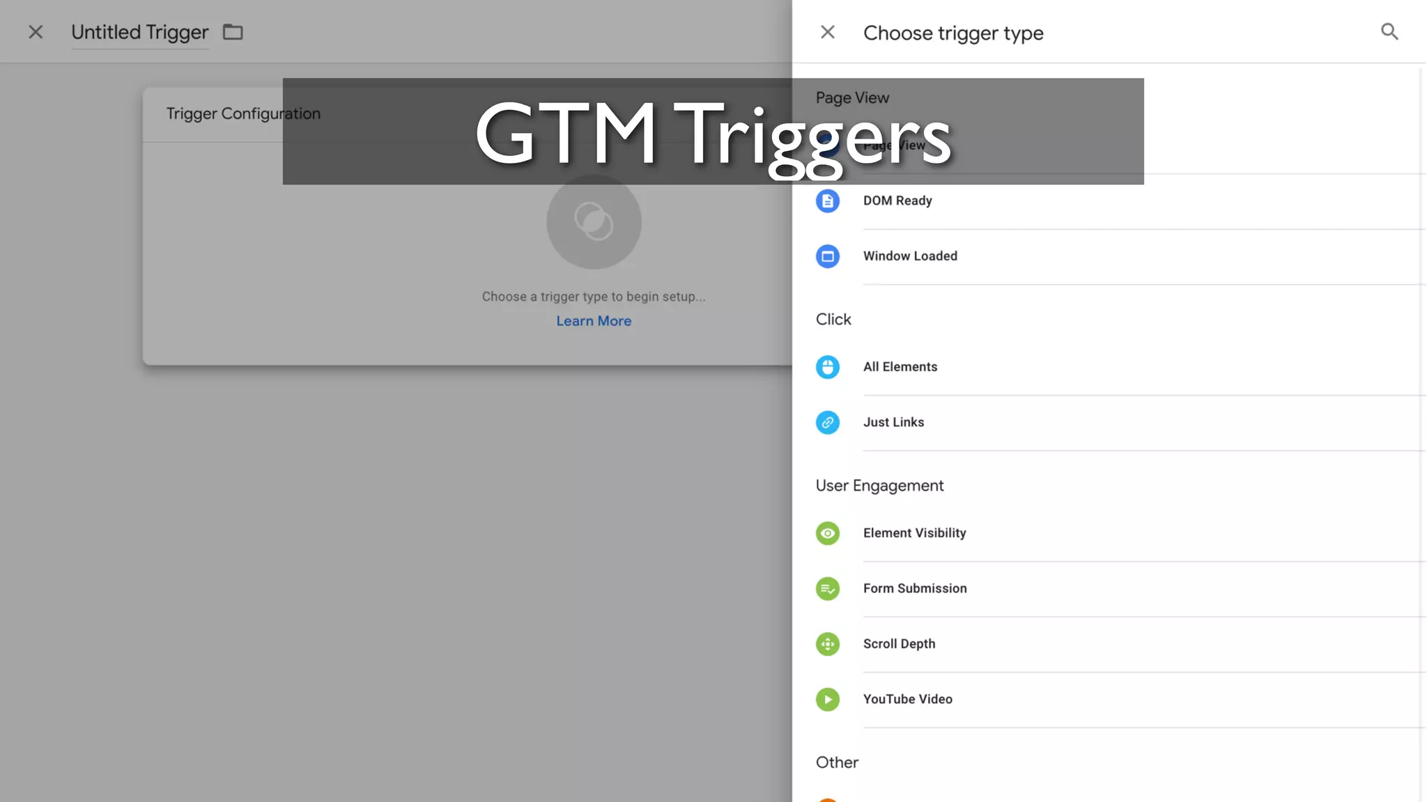 27
GTM Triggers
 