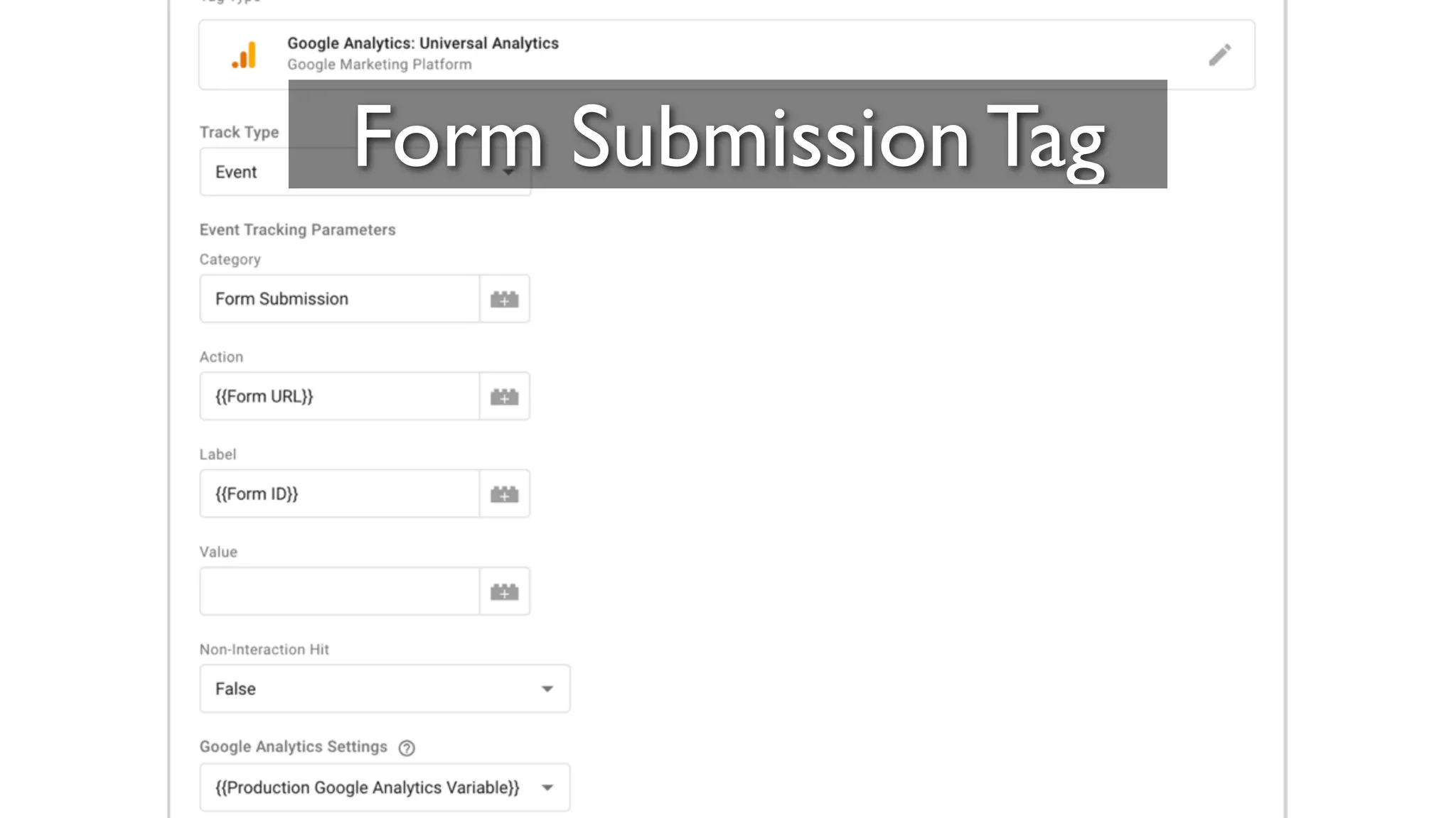 35
Form Submission Tag
 