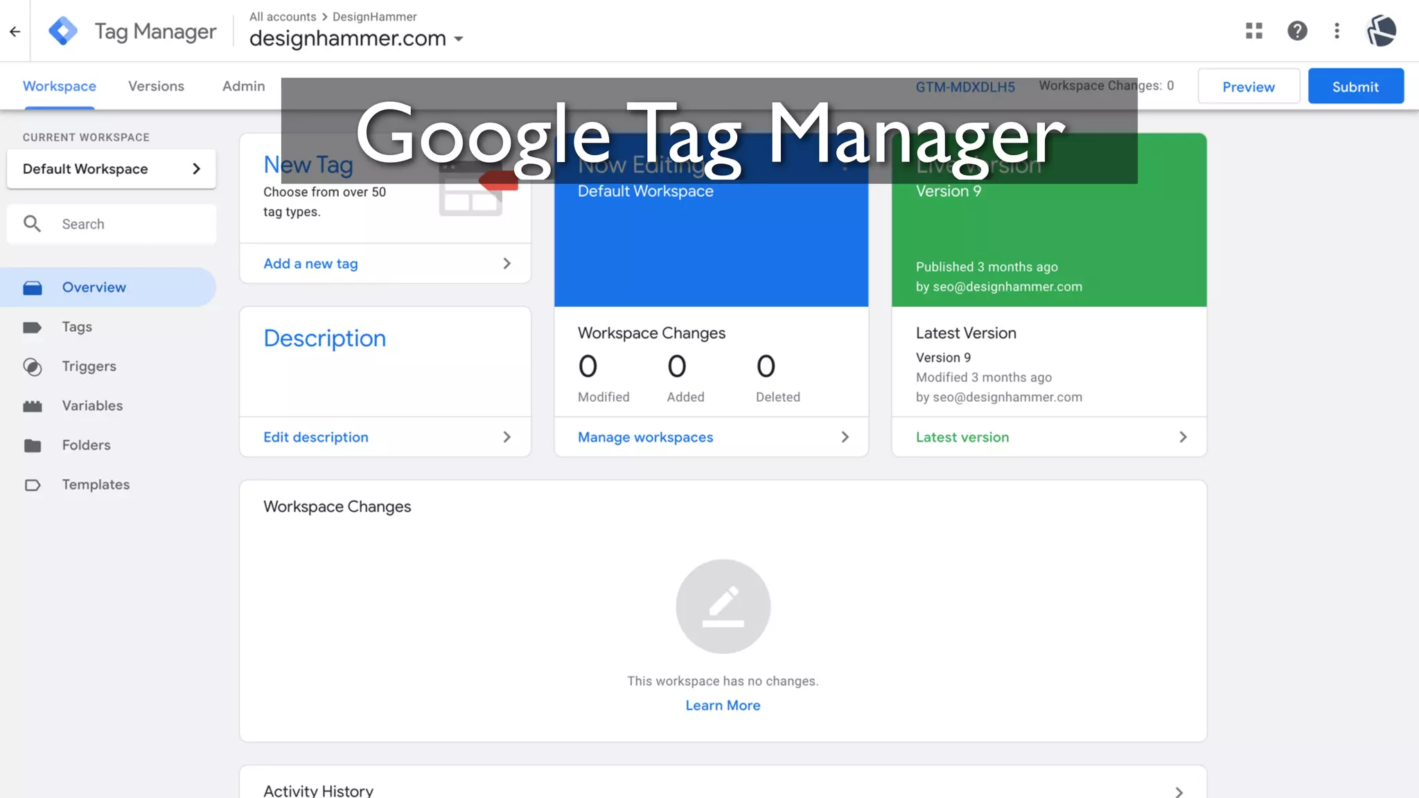 20
Google Tag Manager
 