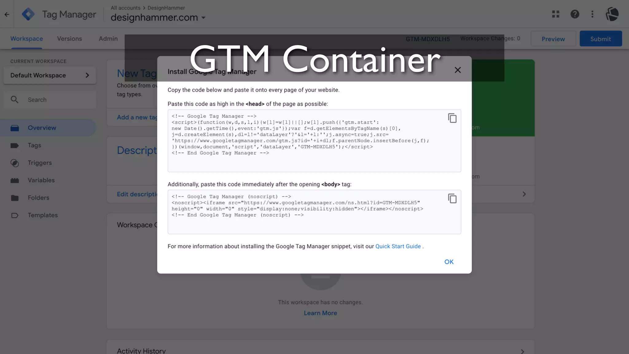 23
GTM Container
 