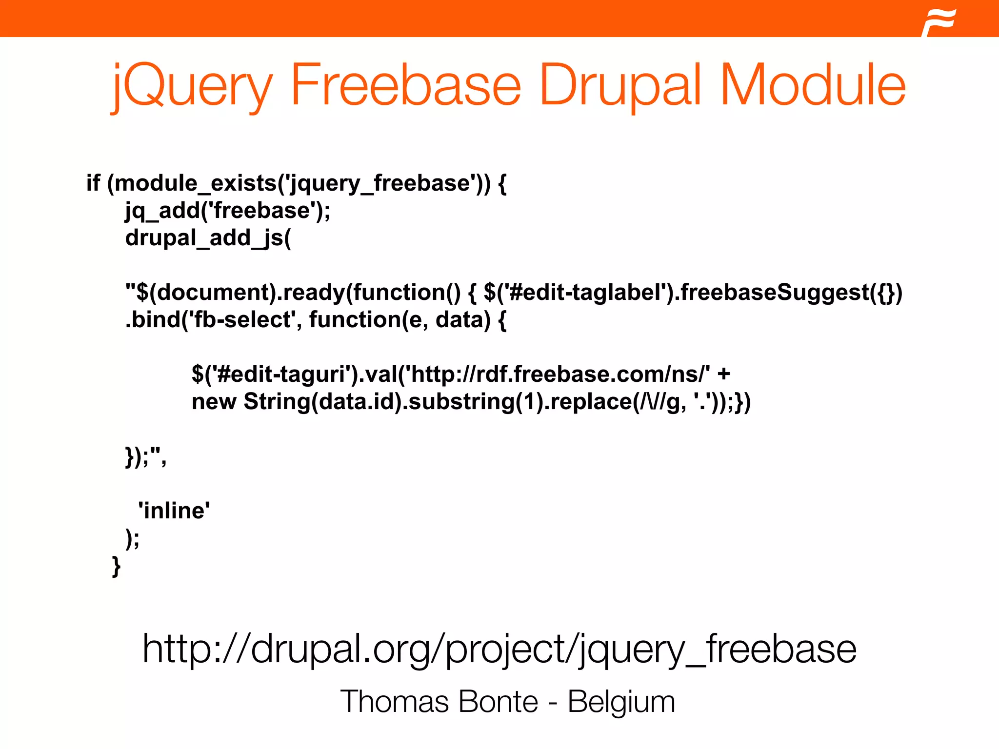 Drupal and the Semantic Web