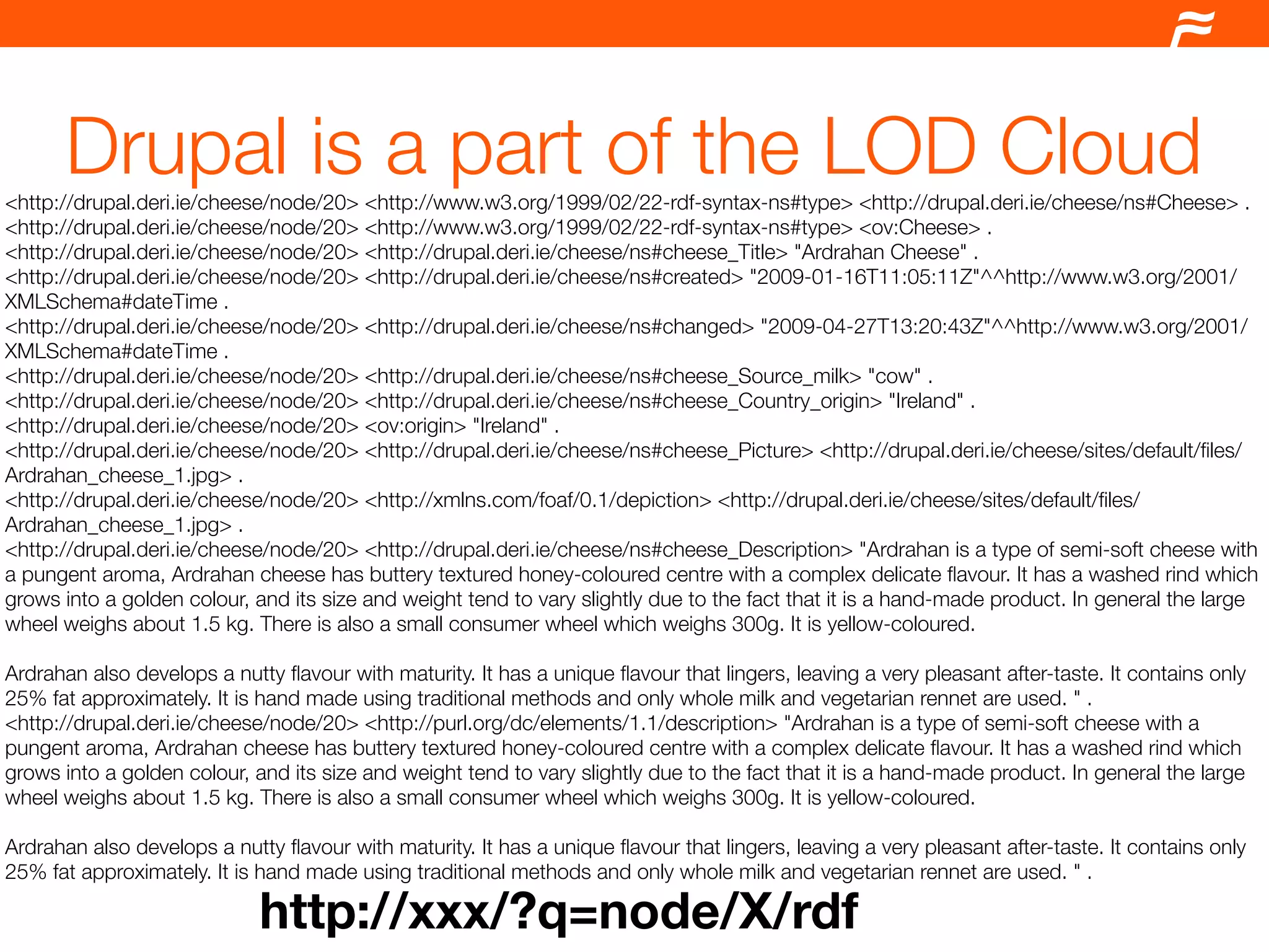 Drupal and the Semantic Web