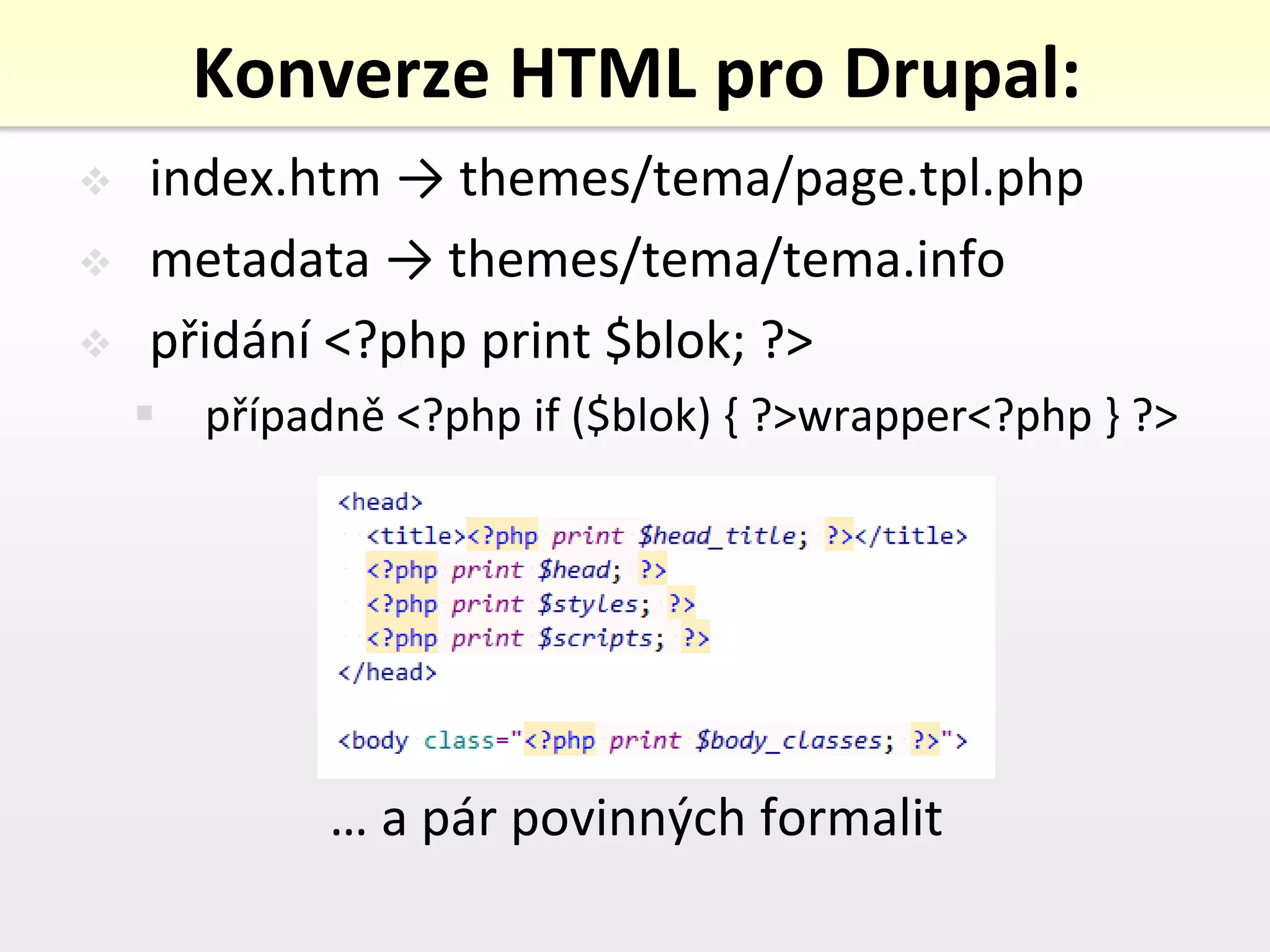 Drupal Cms Prezentace