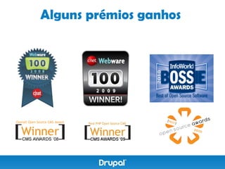 Alguns prémios ganhos
 