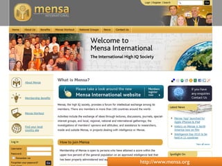 http://www.mensa.org
 
