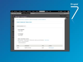 Soporte multi-idioma y
  mejoras en la accesibilidad
para personas con discapacidad
 