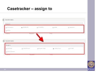Casetracker – assign to




17
 