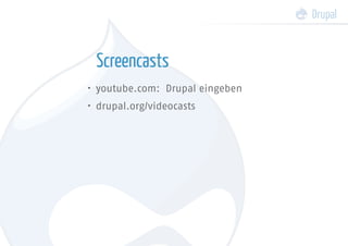 Drupal Einführung