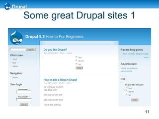 Some great Drupal sites 1 