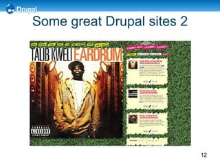 Some great Drupal sites 2 