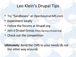 Drupal for Libraries | PPT