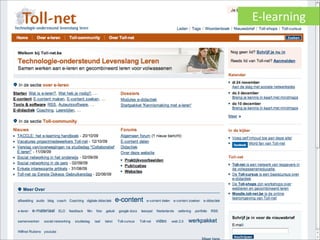 E-­‐learning
 