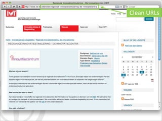 Clean	
  URLs
 