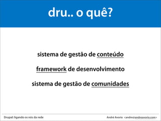 drupal: ligando os nos da rede