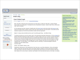 drupal: ligando os nos da rede