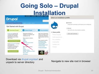 Drupal Overview For Techies | PPTX