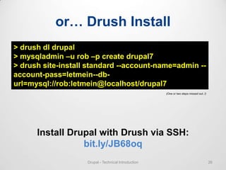 Drupal Overview For Techies | PPTX