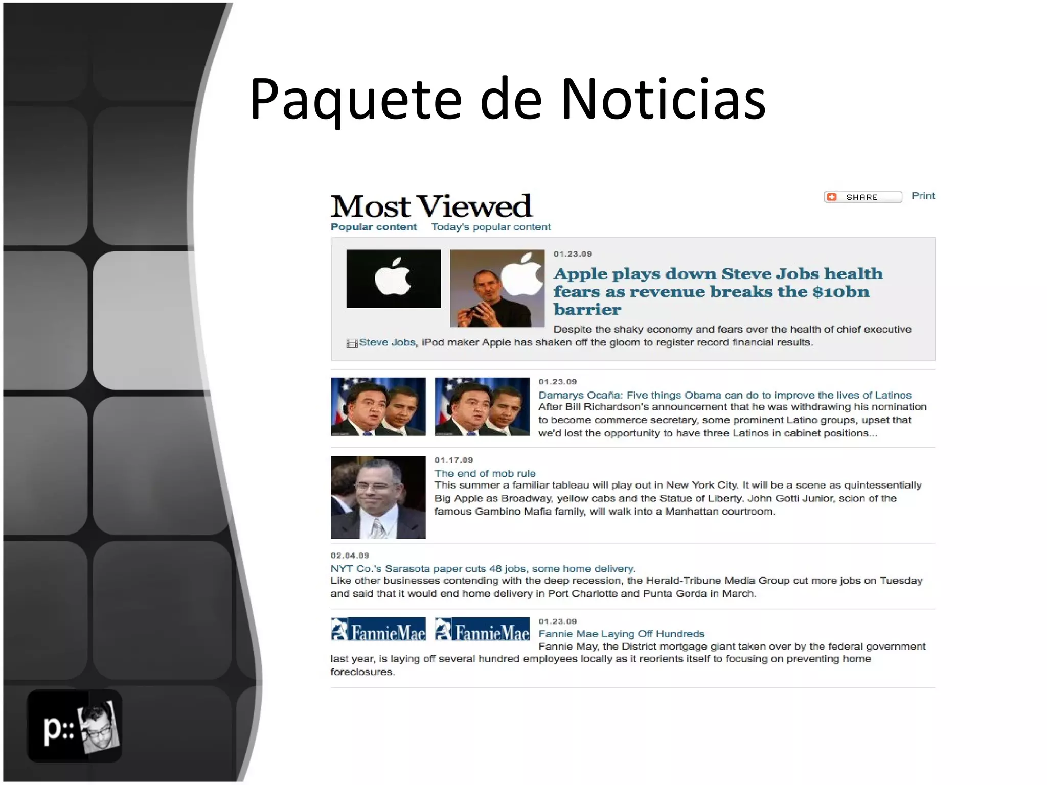 Paquete de Noticias 