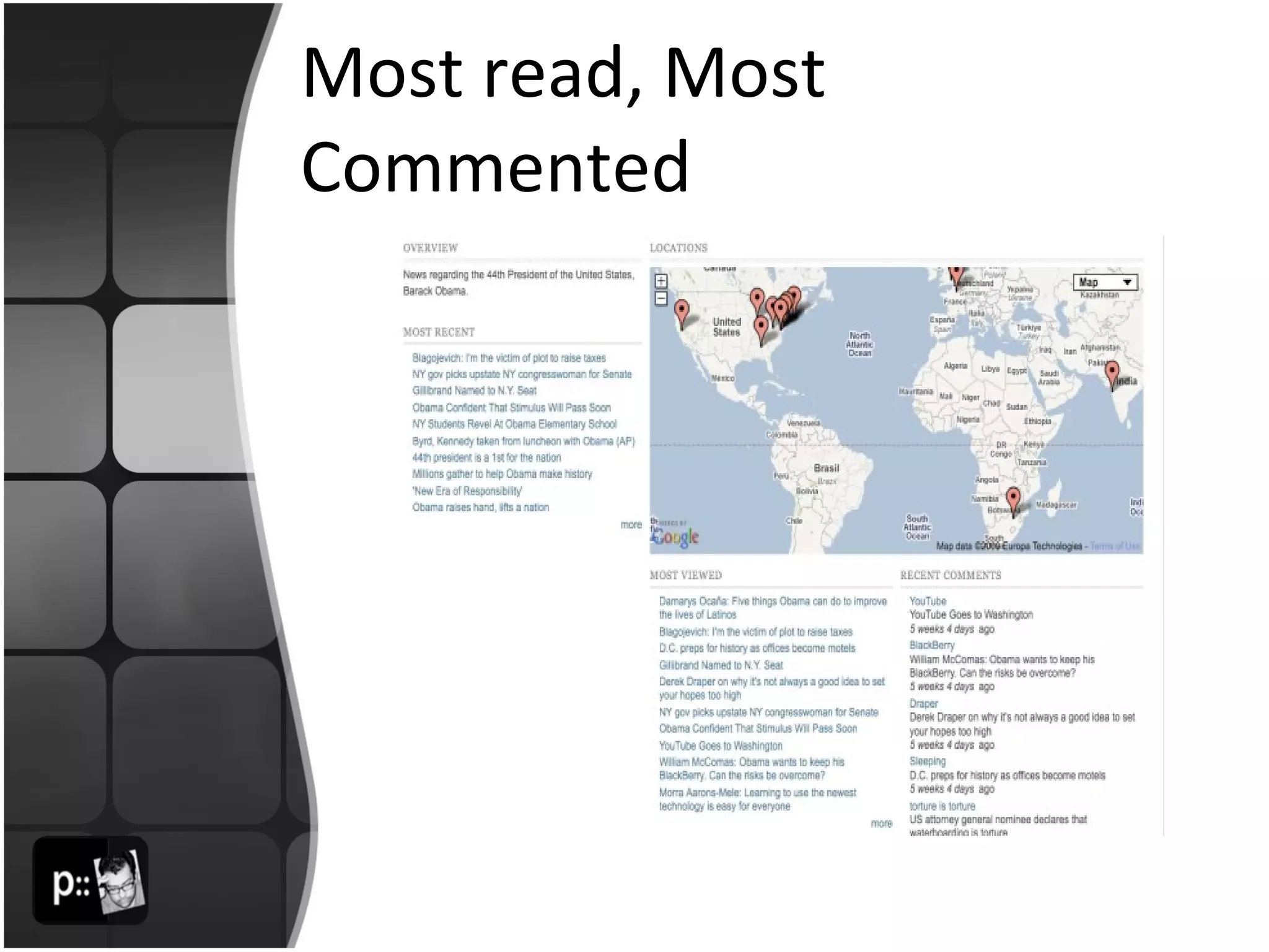 Most read, Most Commented 