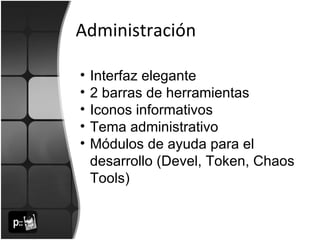 Drupal para medios de comunicación | OpenPublish | PPT