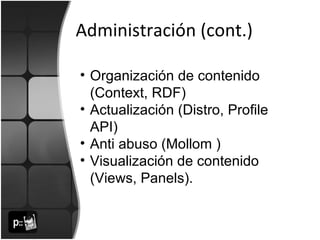 Drupal para medios de comunicación | OpenPublish | PPT