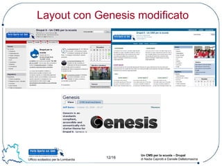 Layout con Genesis modificato 