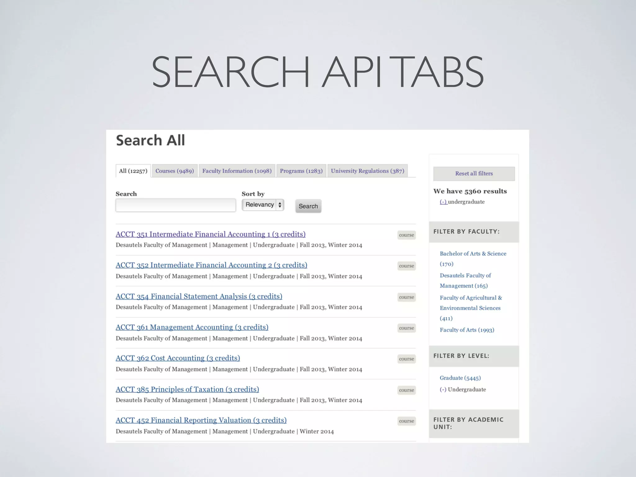 SEARCH APITABS
 