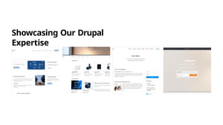 Showcasing Our Drupal
Expertise
 