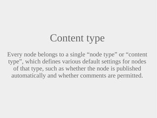 Introduction to Drupal 7 | ODP