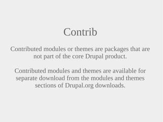 Introduction to Drupal 7 | ODP