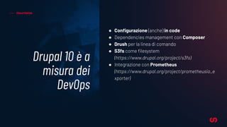 Drupal 10: un framework PHP di sviluppo Cloud Native moderno | PDF