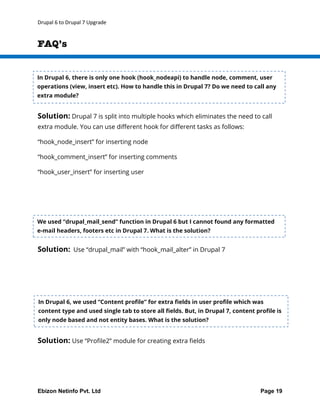 Drupal 6 to 7 migration guide | PDF